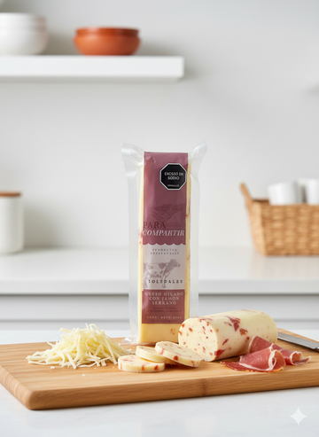 Queso Hilado con Jamón Serrano