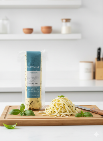 Queso Hilado de Albahaca