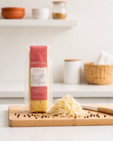 Queso hilado con pimienta X 200g
