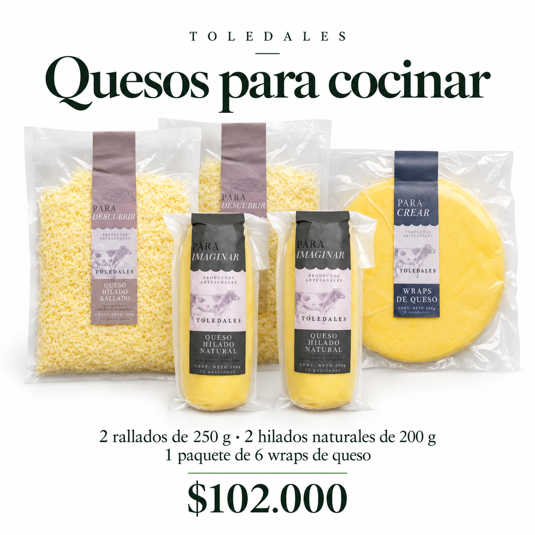 quesos para cocinar