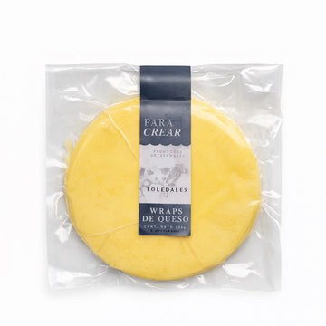 Wrap de queso x 6 unidades Toledales sobre fondo blanco